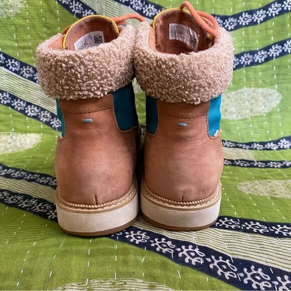 Tom’s Mesa Waterproof Urban Leather Boots Size 10 - Picture 6 of 16